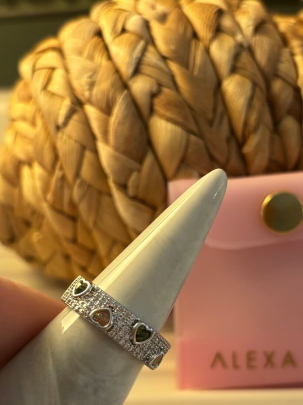 Bar by Alexa Rae adjustable heart ring - Picture 2 of 3